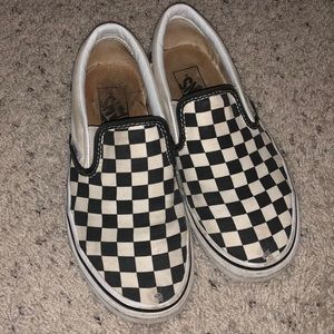 Vans Checkered Slip- Ons